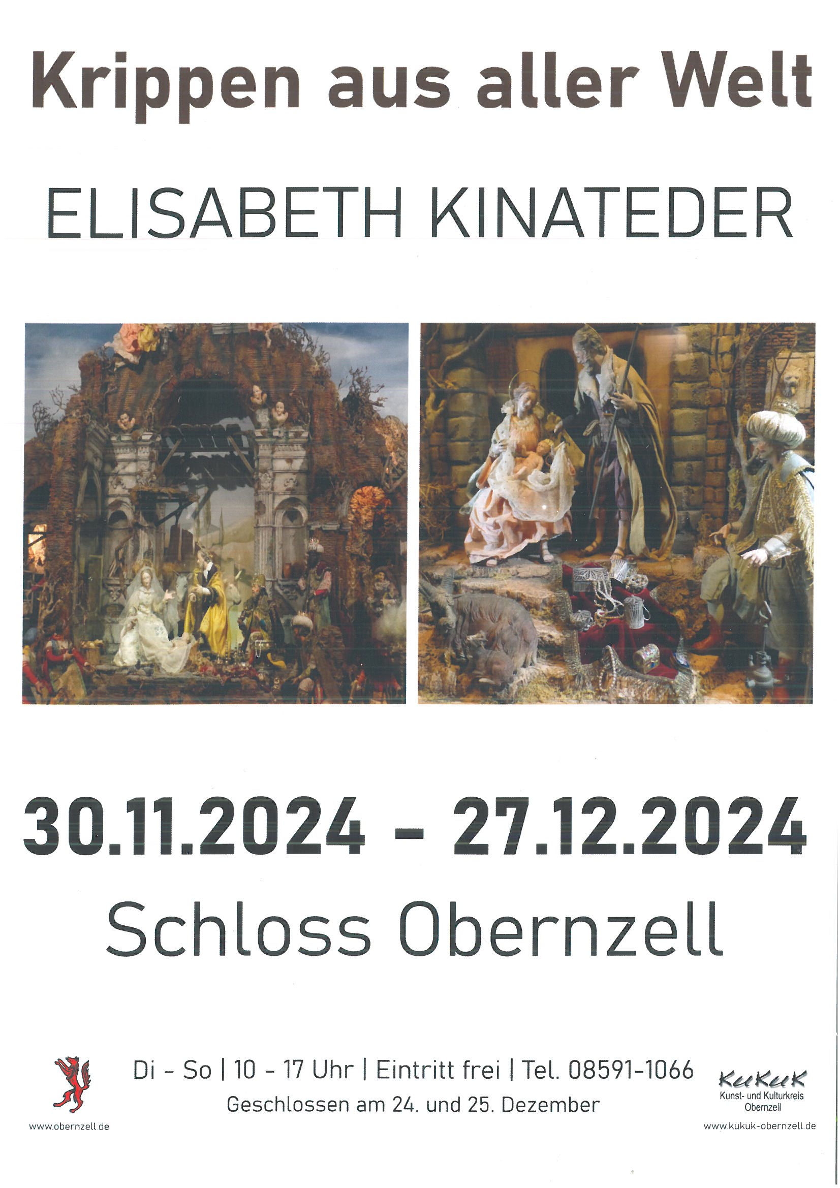 Krippenausstellung im Schloss